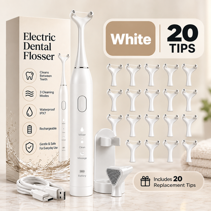 3-Mode Electric Dental Flosser – Rechargeable & Waterproof
