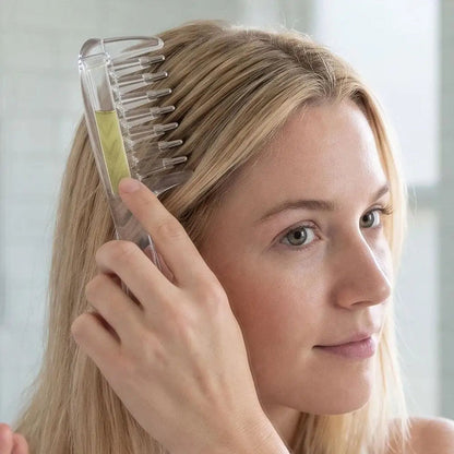 2-in-1 Hair Oil Applicator & Scalp Massaging Comb